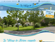 Tablet Screenshot of en.villagedeflorine.com